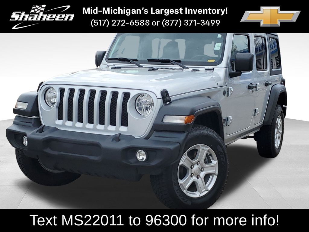 Silver Zynith Clearcoat 2022 Jeep Wrangler SUV / Crossover Four-Wheel Drive 8-Speed Automatic