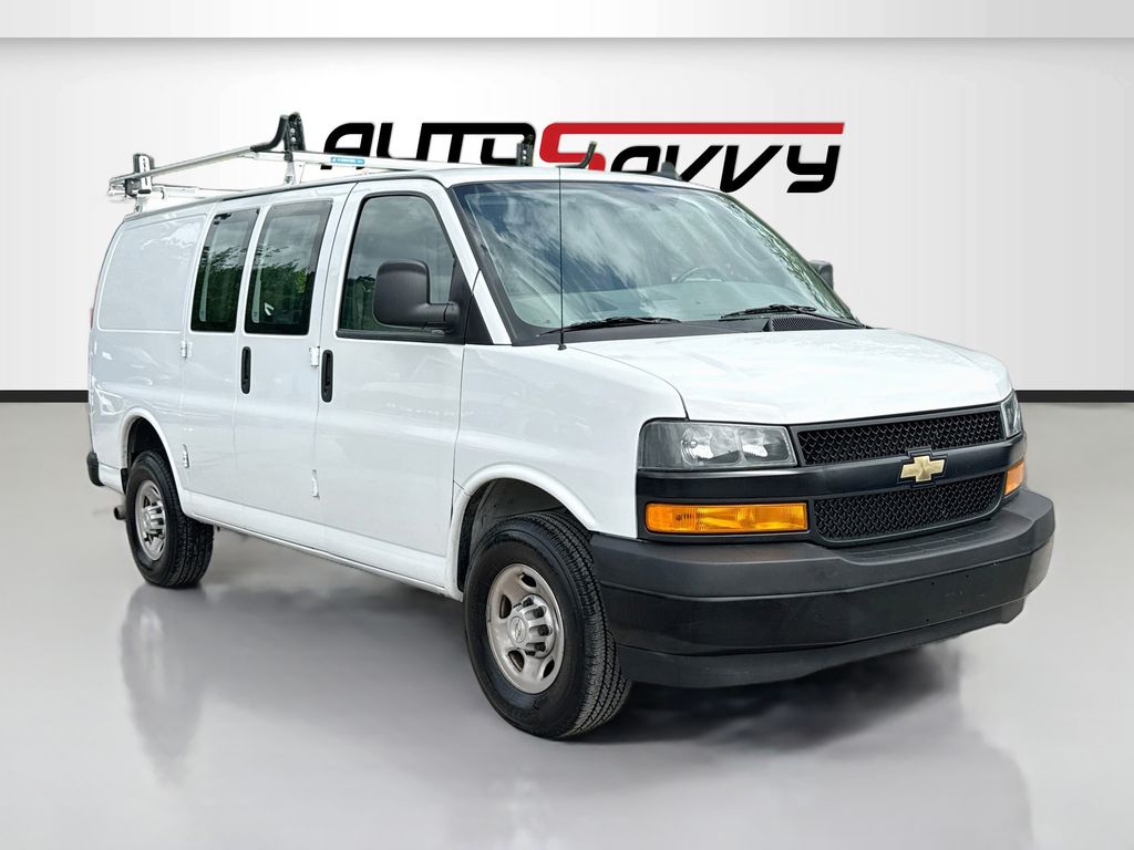 2023 Chevrolet Express 2500 Work Van White at AutoSavvy Houston Southwest
