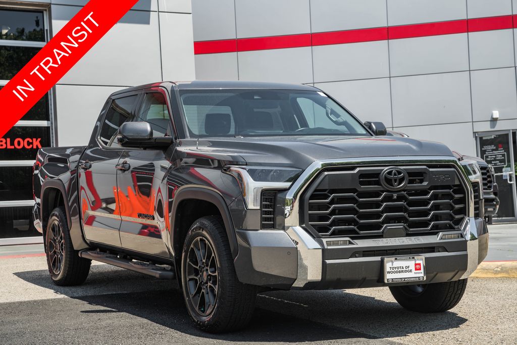 Magnetic Gray Metallic 2023 Toyota Tundra SR5 CrewMax Cab 4WD Pickup Truck Four-Wheel Drive Automatic