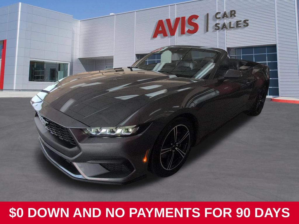 Carbonized Gray Metallic 2025 Ford Mustang Convertible Rear-Wheel Drive Automatic