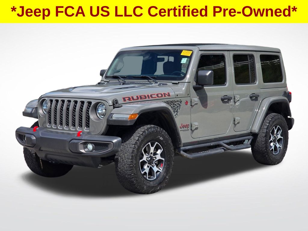 2021 Sting-Gray Clearcoat Jeep Wrangler Unlimited Rubicon 4X4 SUV