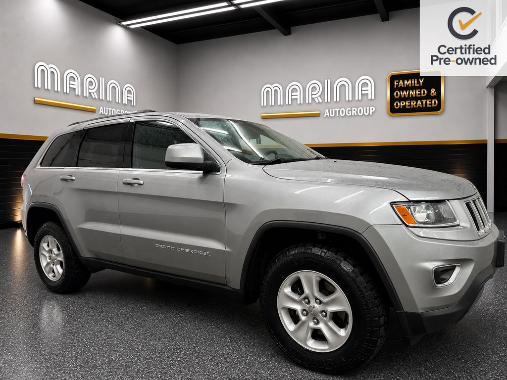 Billet Silver Metallic Clearcoat 2016 Jeep Grand Cherokee SUV / Crossover Four-Wheel Drive 8-Speed Automatic