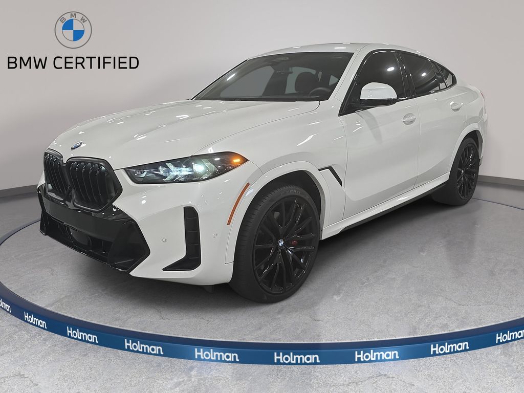 Mineral White Metallic 2024 BMW X6 SUV / Crossover All-Wheel Drive 8-Speed Automatic