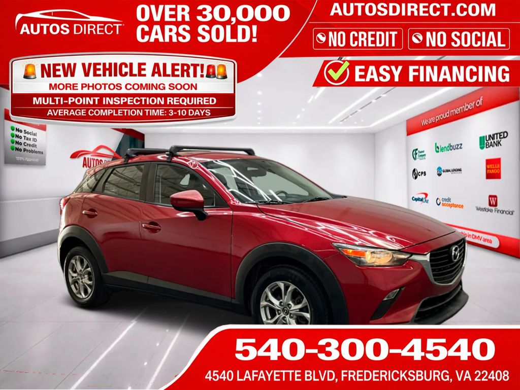 Soul Red Metallic 2017 Mazda CX-3 Sport SUV / Crossover Front-Wheel Drive 6-Speed Automatic
