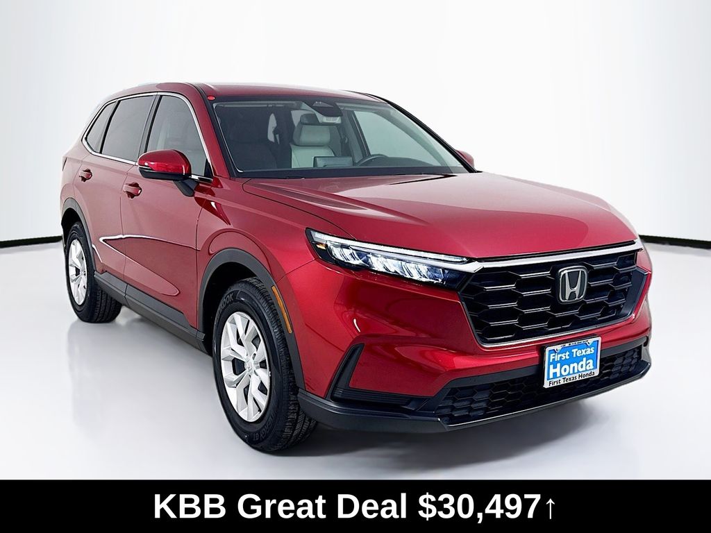 Radiant Red Metallic 2026 Honda CR-V LX AWD SUV / Crossover All-Wheel Drive Continuously Variable Transmission