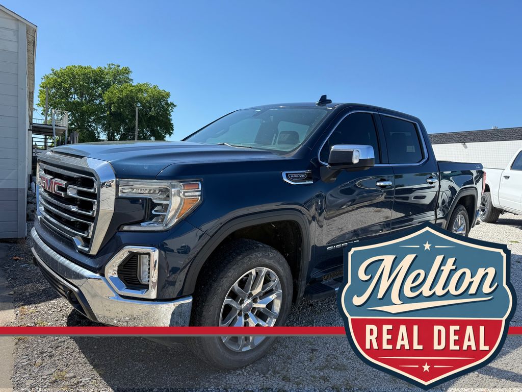 Pacific Blue Metallic 2019 GMC Sierra 1500 Pickup Truck Four-Wheel Drive 8-Speed Automatic