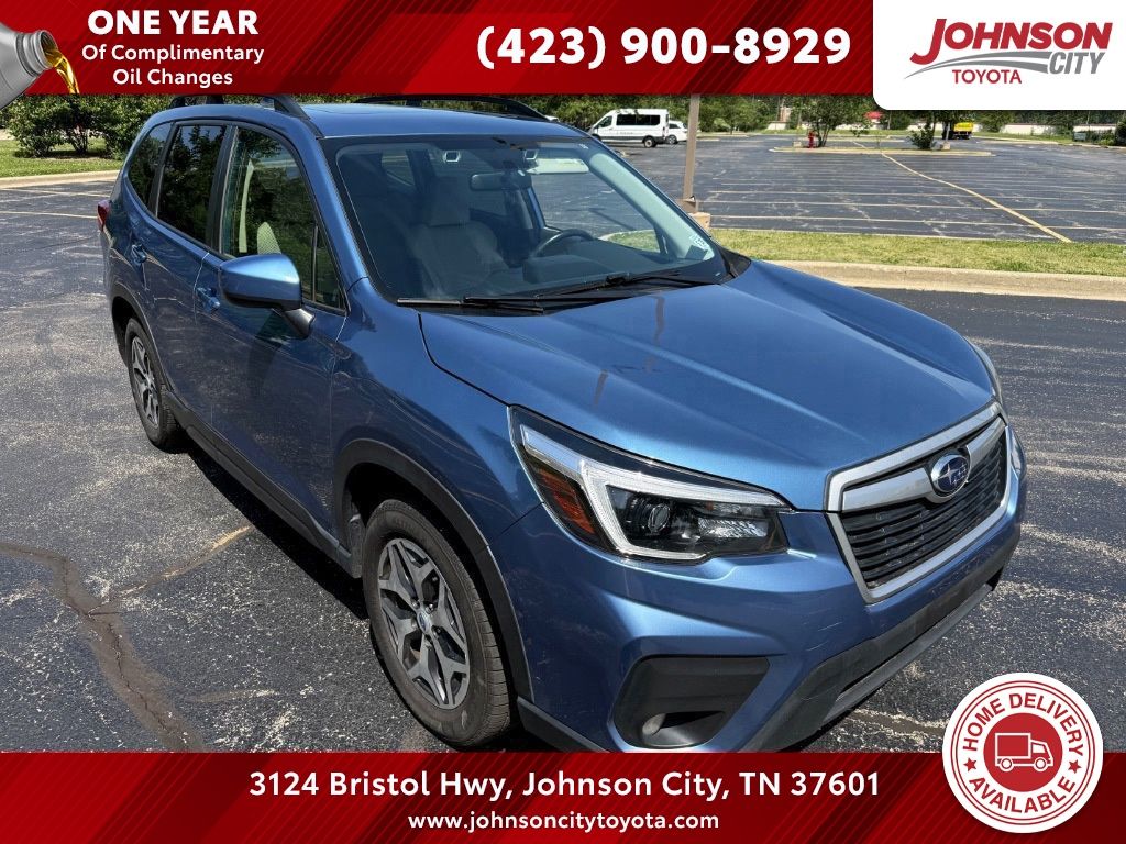 Horizon Blue Pearl 2021 Subaru Forester SUV / Crossover All-Wheel Drive Continuously Variable Transmission
