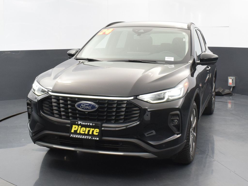 Black Metallic 2024 Ford Escape Platinum AWD SUV / Crossover All-Wheel Drive 8-Speed Automatic