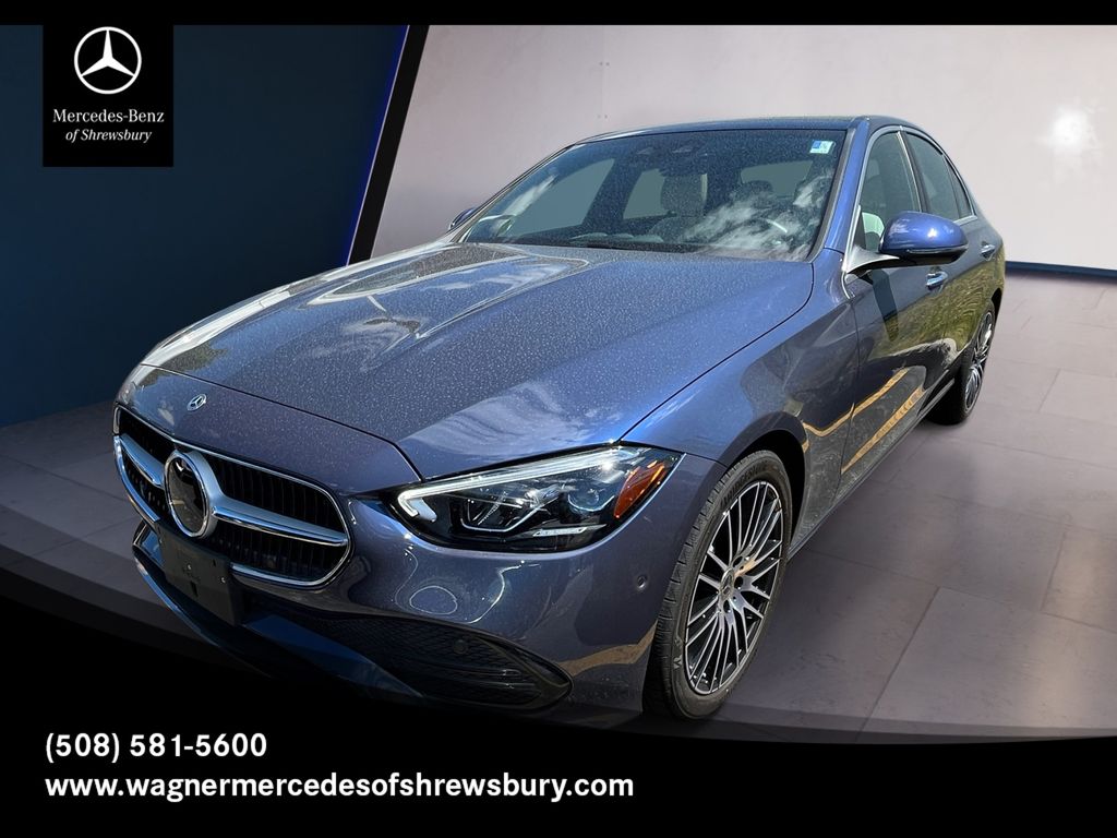 Twilight Blue Metallic 2026 Mercedes-Benz C-Class Sedan All-Wheel Drive 9-Speed Automatic