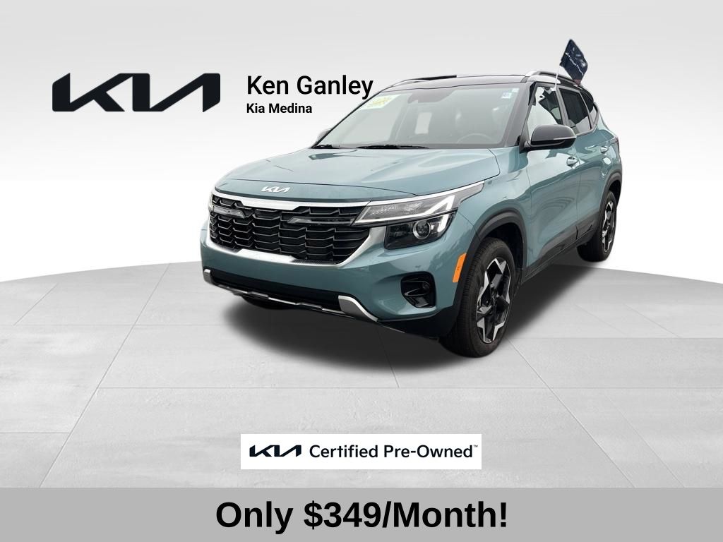 Pluton Blue/Black Roof 2026 Kia Seltos SUV / Crossover All-Wheel Drive Continuously Variable Transmission
