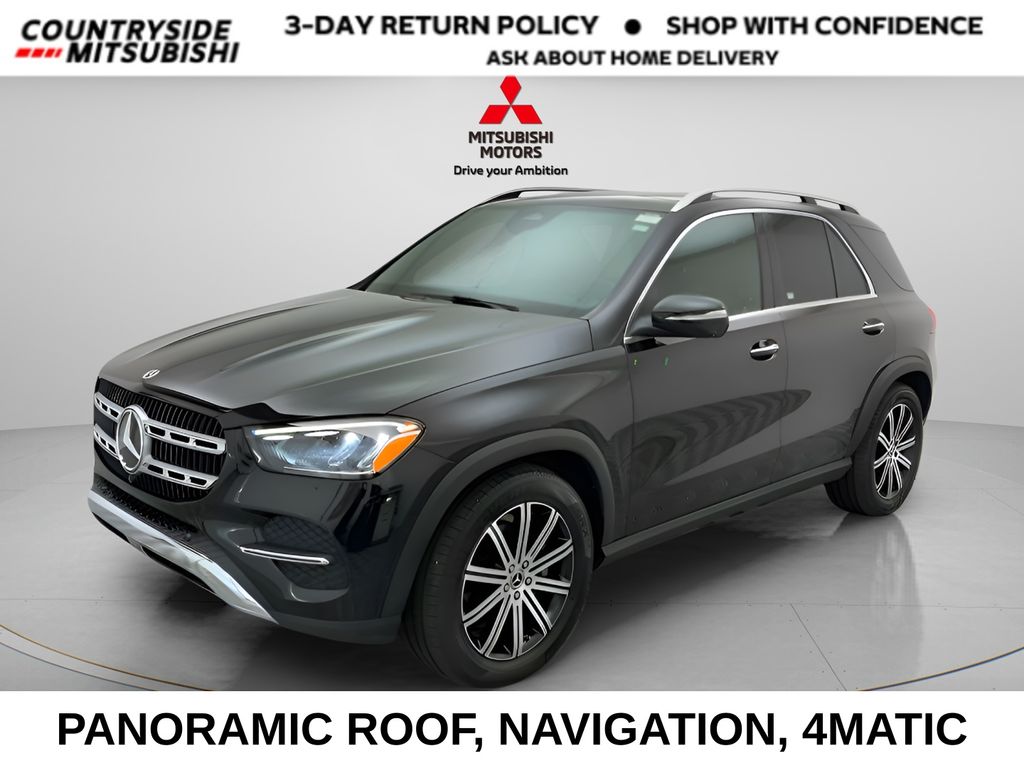 Obsidian Black Metallic 2025 Mercedes-Benz GLE SUV / Crossover All-Wheel Drive 9-Speed Automatic