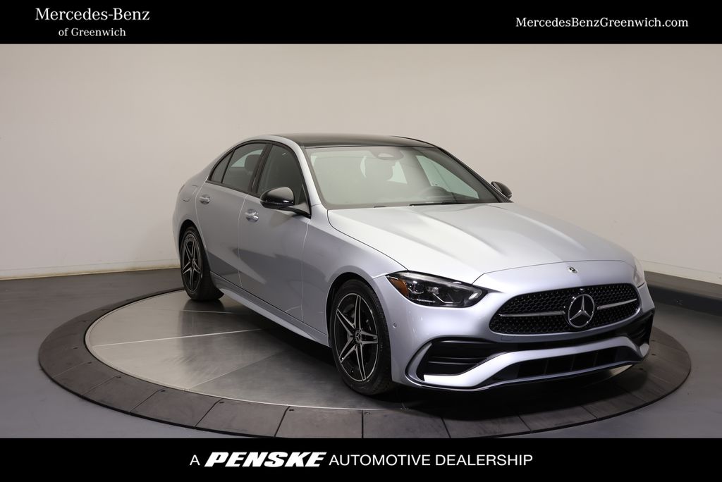 Cirrus Silver Metallic 2026 Mercedes-Benz C-Class Sedan All-Wheel Drive 9-Speed Automatic