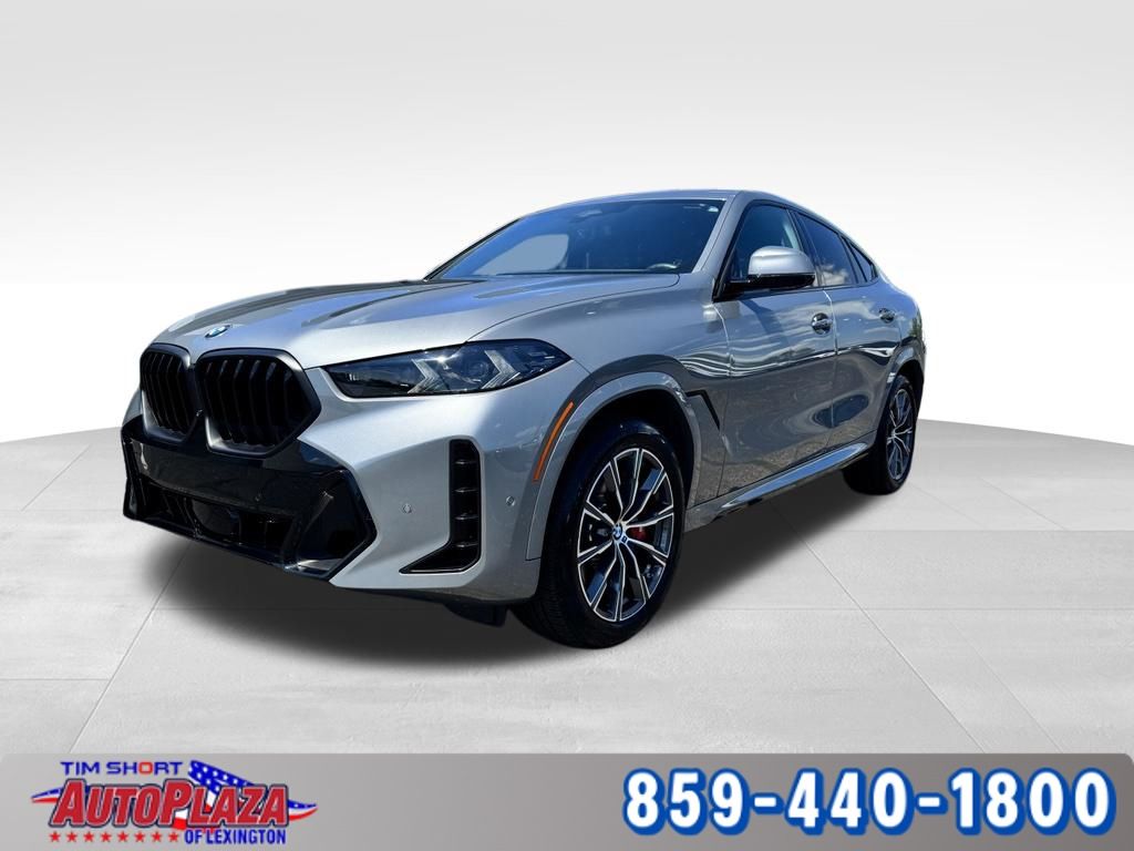 Gray Metallic 2025 BMW X6 SUV / Crossover All-Wheel Drive 8-Speed Automatic