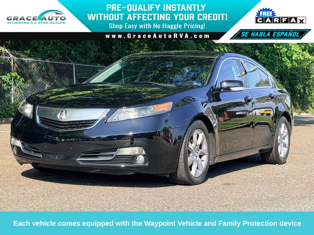 Black 2014 Acura TL Sedan Front-Wheel Drive 6-Speed Automatic