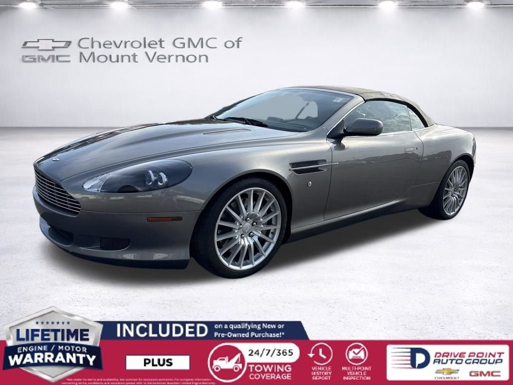 Silver 2006 Aston Martin DB9 Volante Convertible RWD Convertible Rear-Wheel Drive 6-Speed Automatic