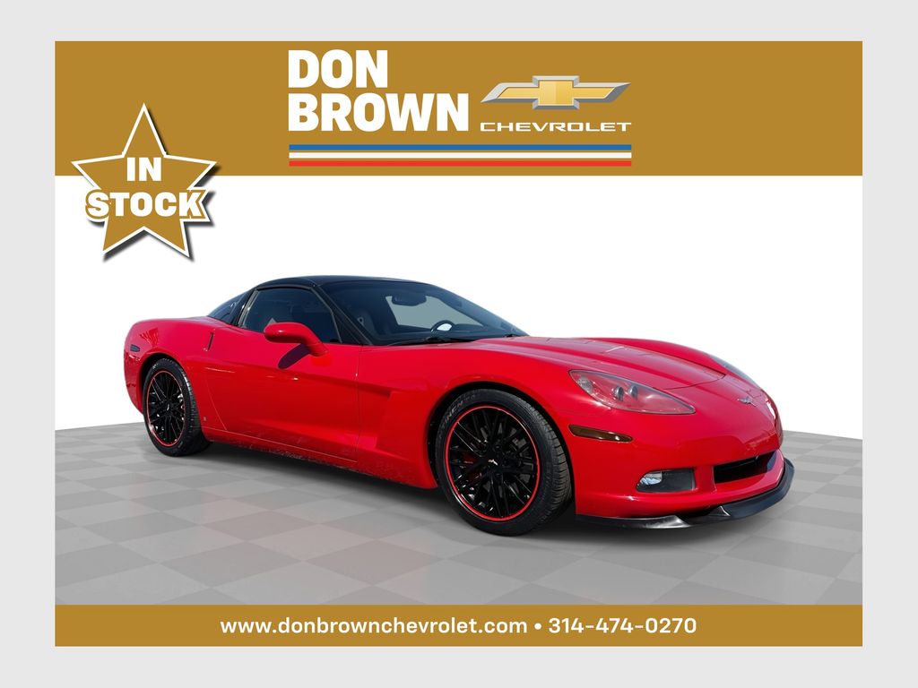 Victory Red 2006 Chevrolet Corvette Coupe RWD Coupe Rear-Wheel Drive 6-Speed Manual