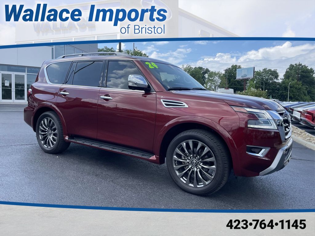 Coulis Red Pearl 2024 Nissan Armada SUV / Crossover Four-Wheel Drive 7-Speed Automatic
