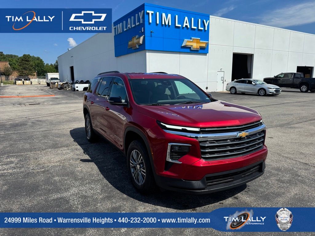 Radiant Red Tintcoat 2025 Chevrolet Traverse SUV / Crossover Four-Wheel Drive 8-Speed Automatic