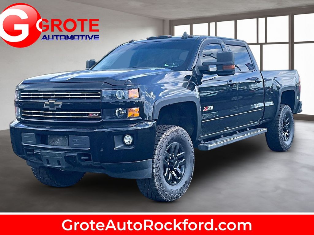 Black 2016 Chevrolet Silverado 2500HD Pickup Truck Four-Wheel Drive 6-Speed Automatic