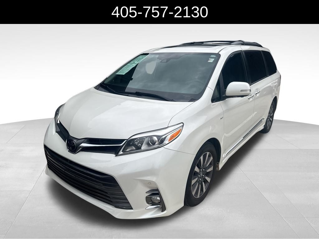 White (Blizzard Pearl) 2020 Toyota Sienna Limited Premium 7-Passenger AWD Minivan All-Wheel Drive 8-Speed Automatic