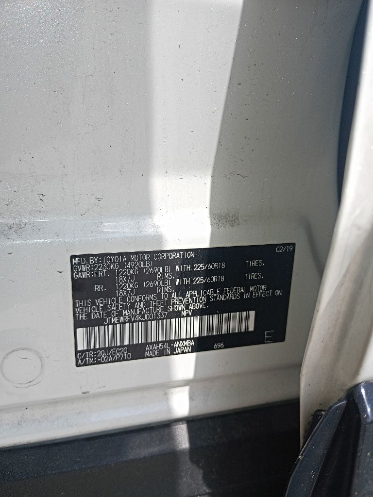 2019 Toyota RAV4 Hybrid XSE White at Lugoff Nissan