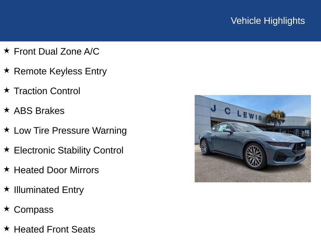 2025 Ford Mustang GT Premium Fastback