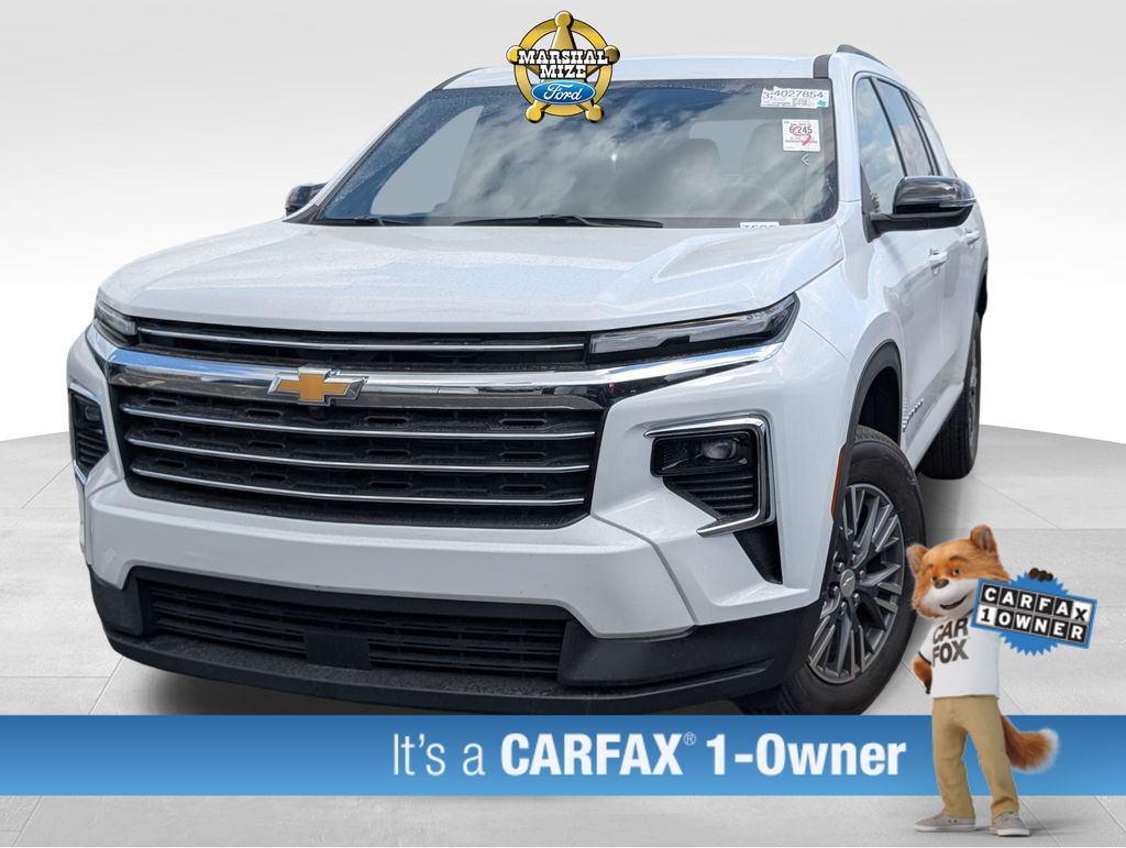 Summit White 2025 Chevrolet Traverse LT FWD SUV / Crossover Front-Wheel Drive 8-Speed Automatic