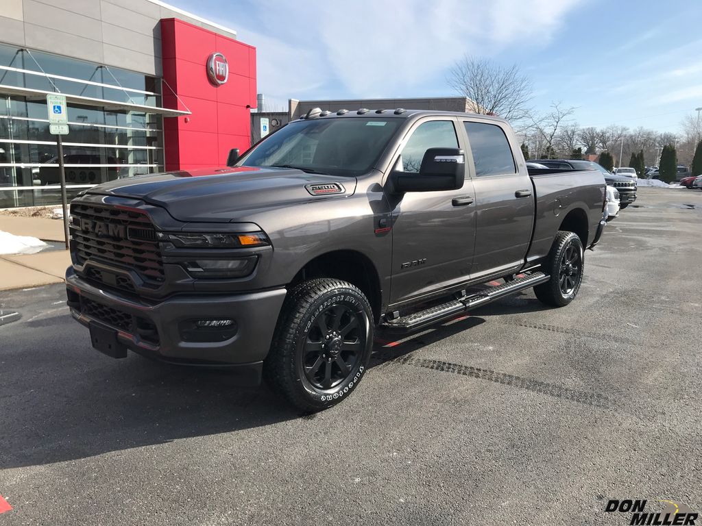 Gray (Granite Crystal Metallic Clearcoat) 2026 RAM 2500 Big Horn Crew Cab 4WD Pickup Truck Four-Wheel Drive 8-Speed Automatic