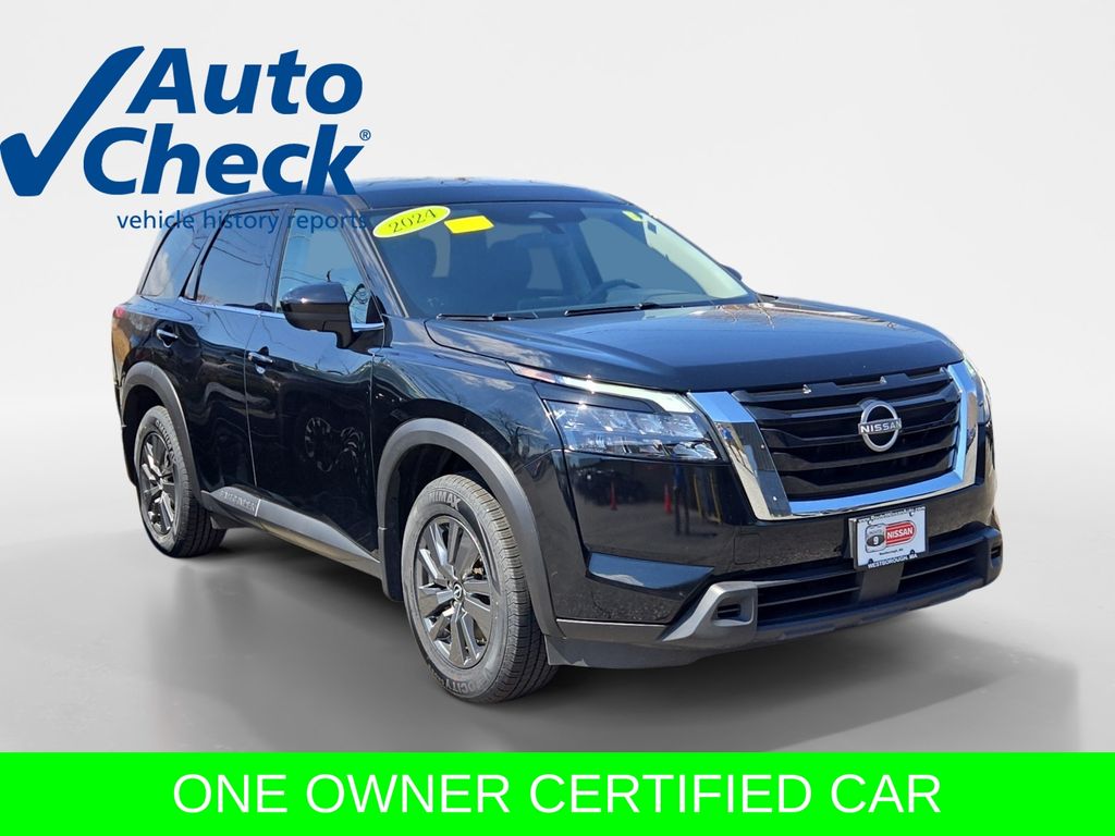 Super Black 2024 Nissan Pathfinder S 4WD SUV / Crossover All-Wheel Drive 9-Speed Automatic