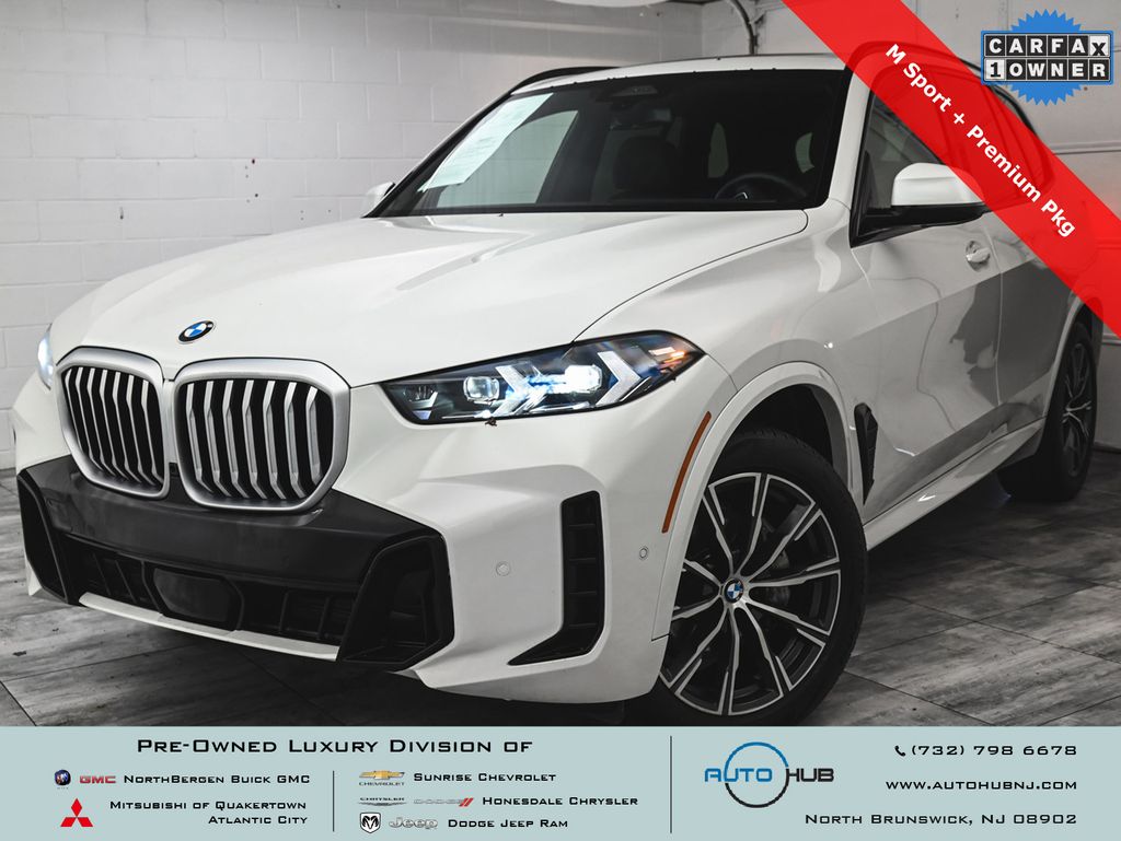 Mineral White Metallic 2025 BMW X5 xDrive40i AWD SUV / Crossover All-Wheel Drive 8-Speed Automatic