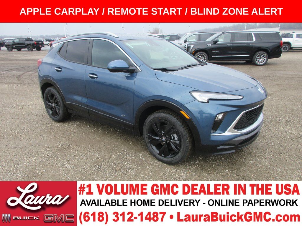 Ocean Blue Metallic 2026 Buick Encore GX SUV / Crossover Front-Wheel Drive Continuously Variable Transmission