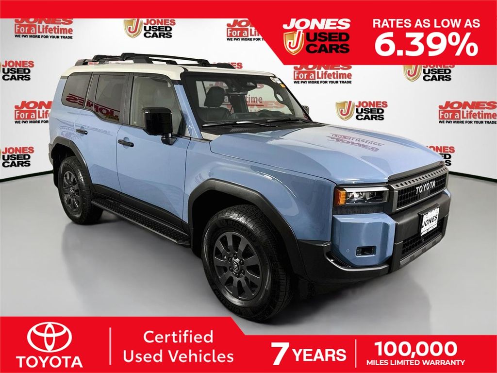 Blue / Gray 2025 Toyota Land Cruiser SUV / Crossover Four-Wheel Drive 8-Speed Automatic