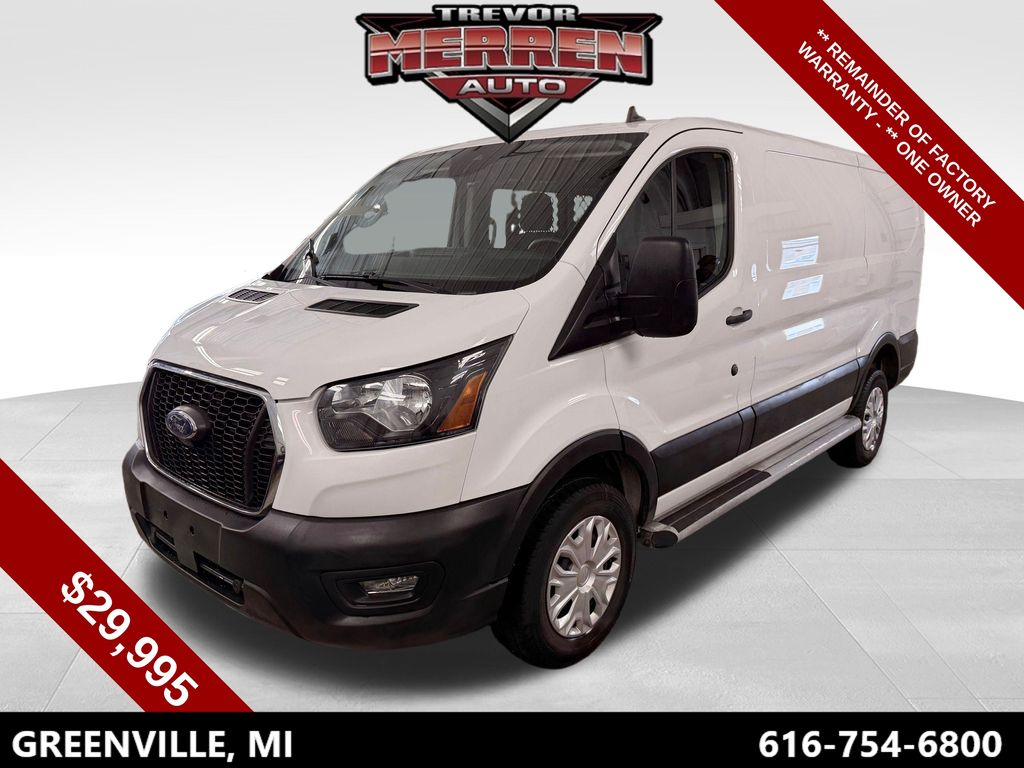 Oxford White 2024 Ford Transit Cargo Van Rear-Wheel Drive