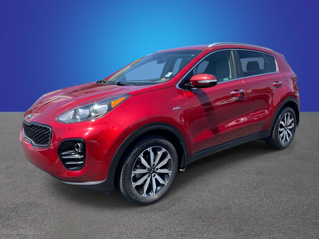 Red 2019 Kia Sportage EX AWD SUV / Crossover All-Wheel Drive 6-Speed Automatic Overdrive