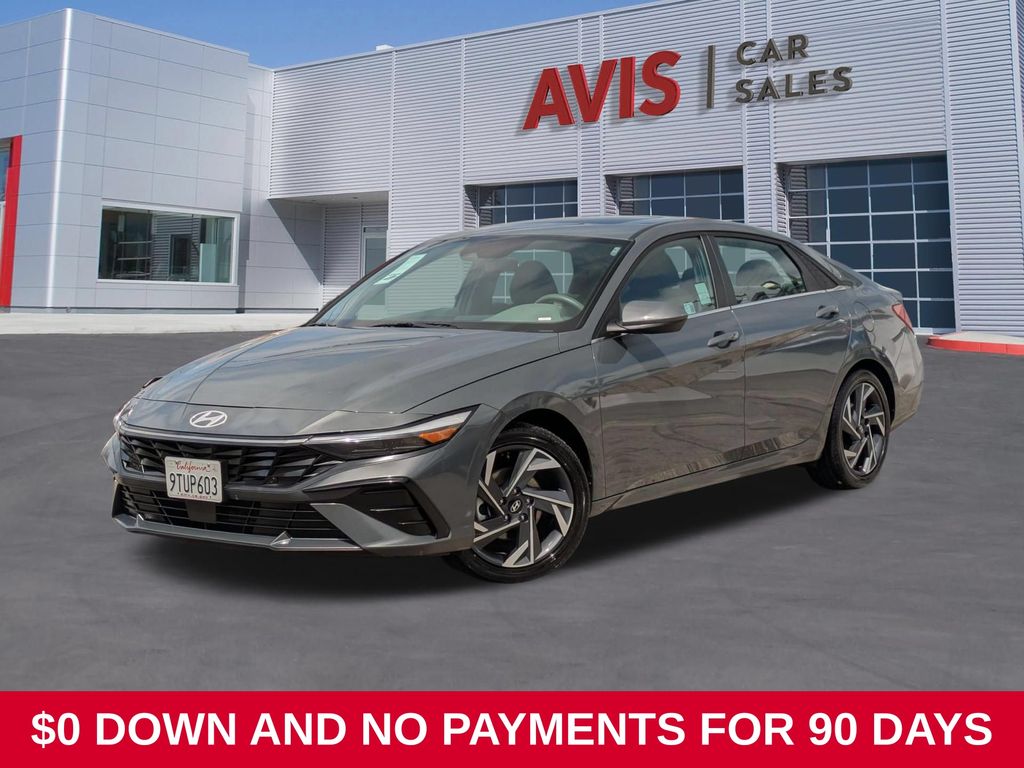 Gray 2025 Hyundai Elantra Sedan Front-Wheel Drive Continuously Variable Transmission