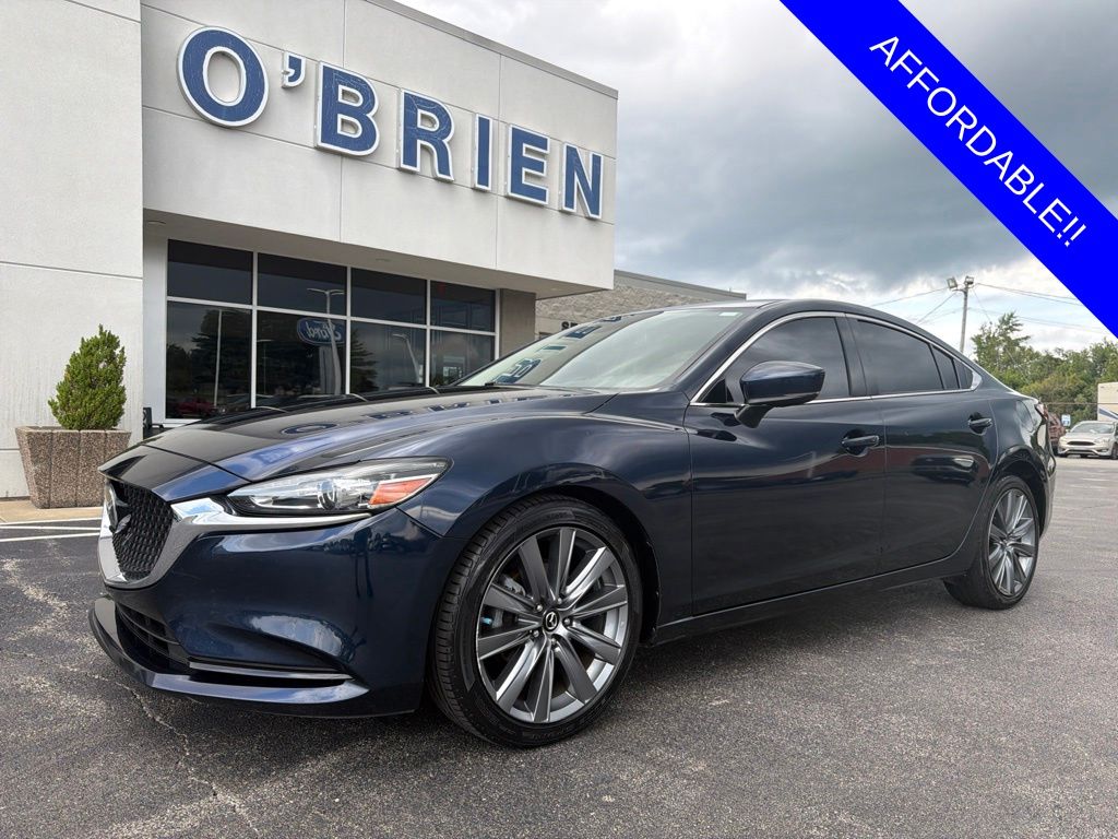 Crystal Blue 2018 Mazda MAZDA6 Sedan Front-Wheel Drive 6-Speed Automatic