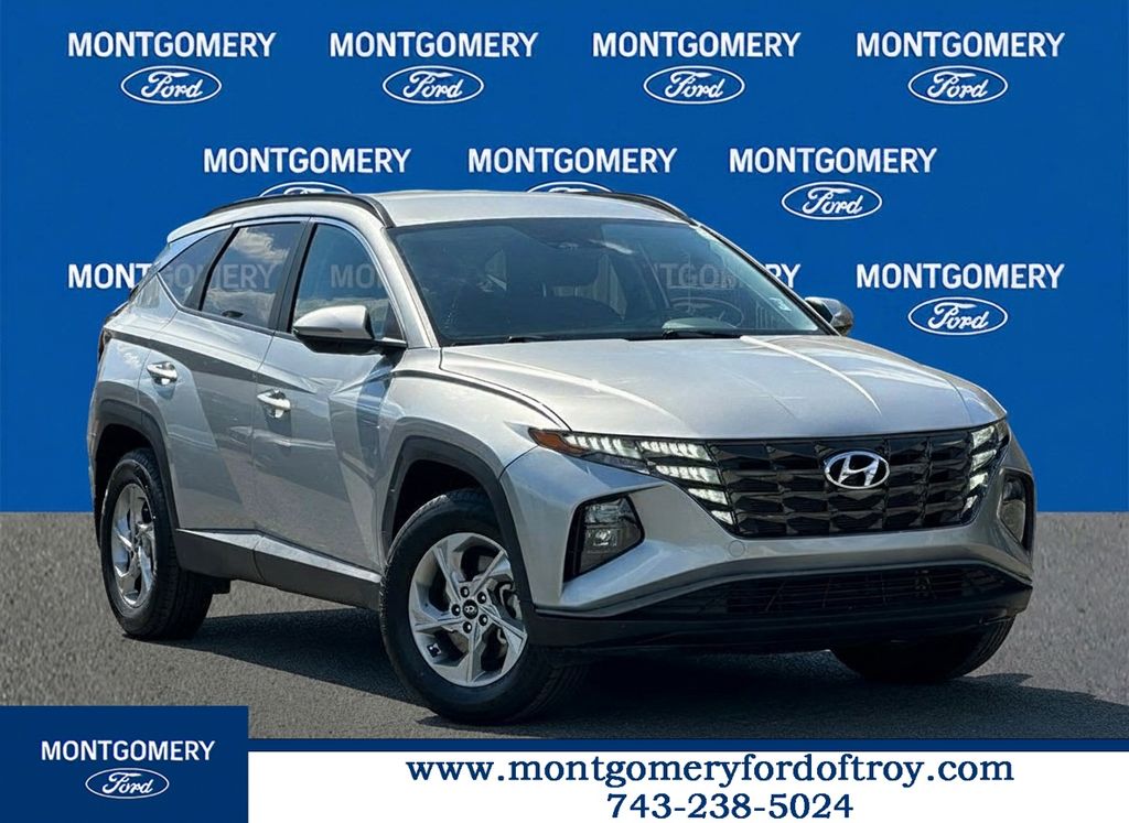 Shimmering Silver 2023 Hyundai Tucson SUV / Crossover All-Wheel Drive 8-Speed Automatic