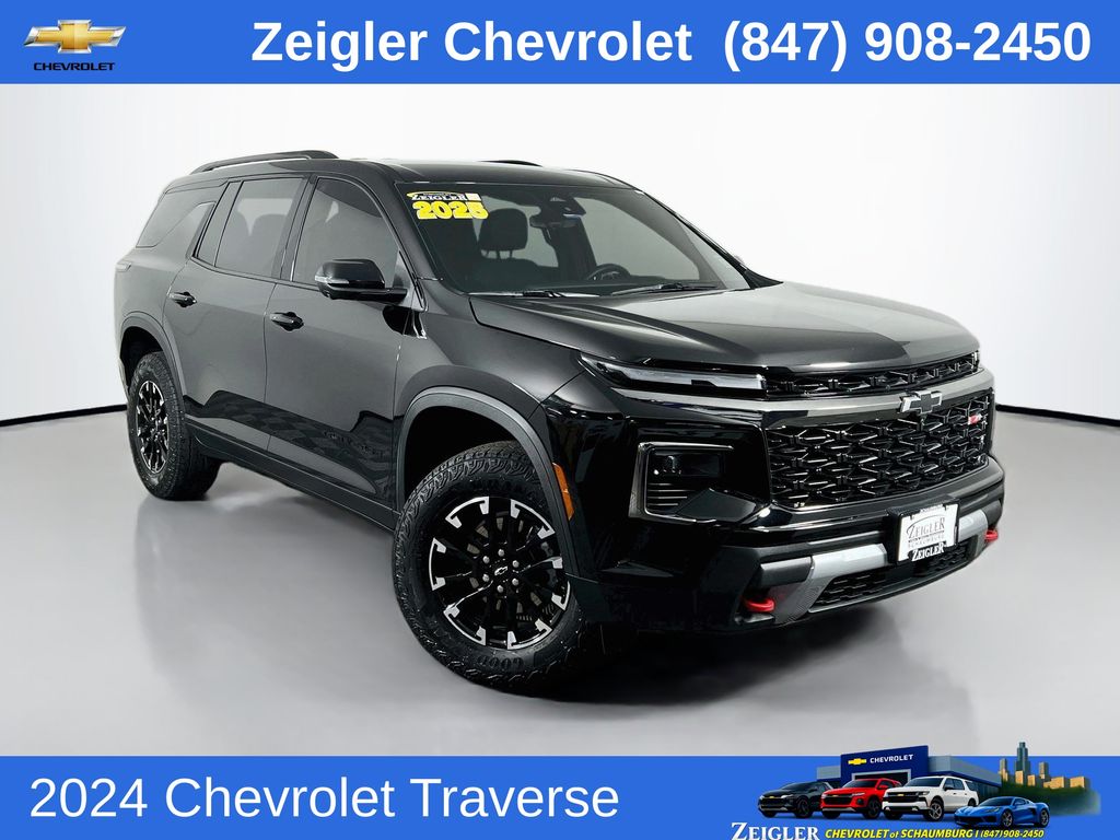 Mosaic Black Metallic 2024 Chevrolet Traverse SUV / Crossover Four-Wheel Drive 8-Speed Automatic