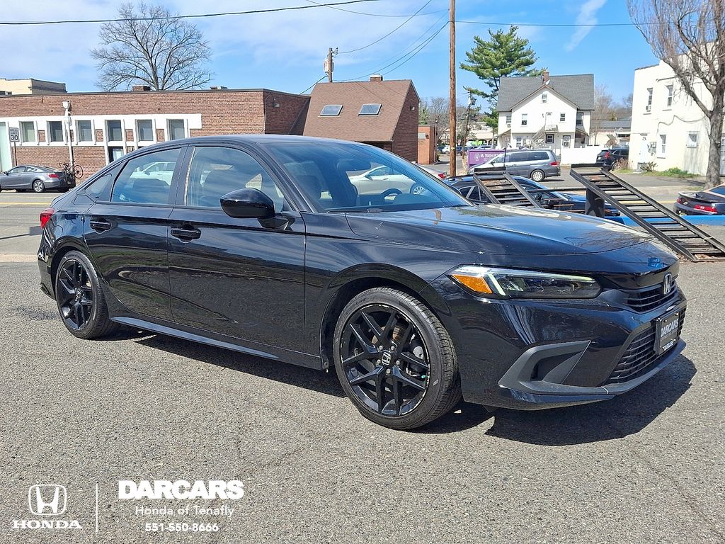 2022 Honda Civic Sport FWD Sedan Front-Wheel Drive Continuously Variable Transmission