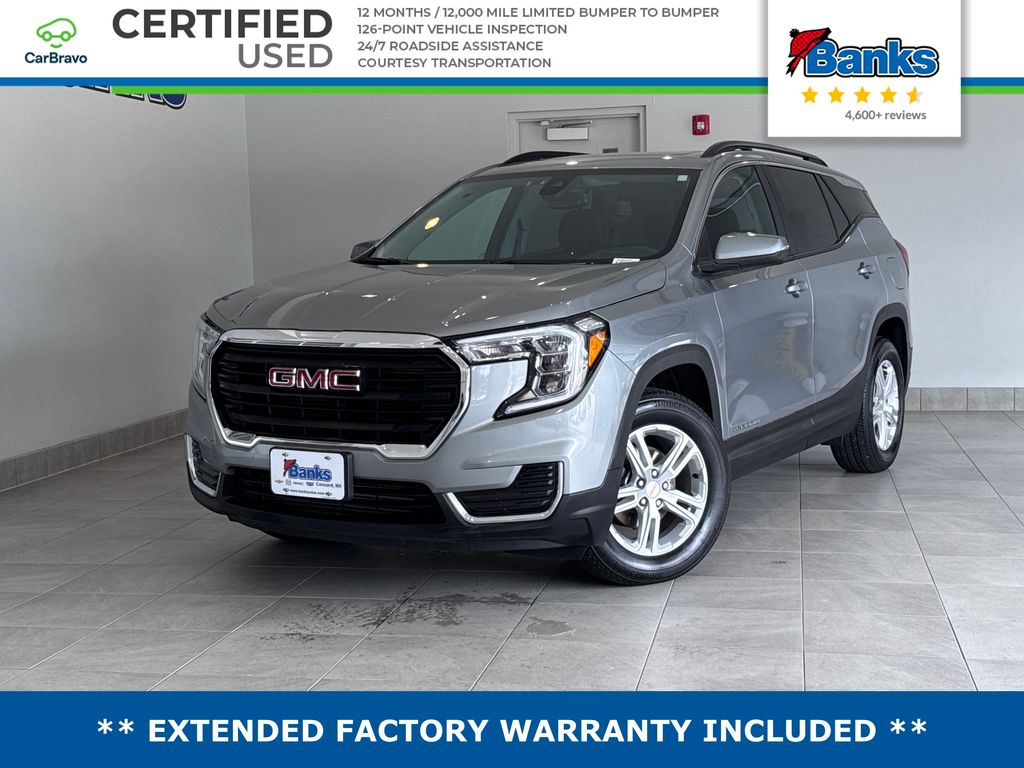 Sterling Metallic 2023 GMC Terrain SLE AWD SUV / Crossover All-Wheel Drive 9-Speed Automatic