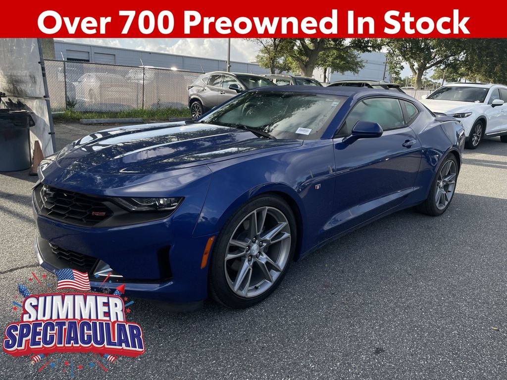 Blue Metallic 2021 Chevrolet Camaro Coupe Rear-Wheel Drive Automatic