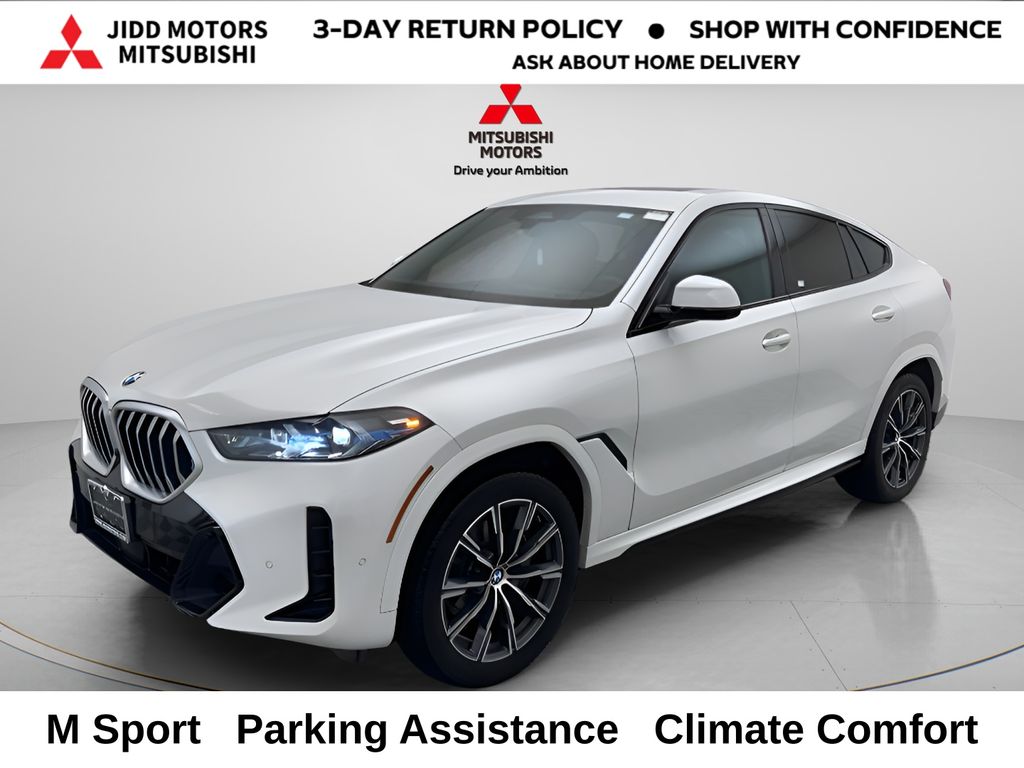 White Metallic 2025 BMW X6 SUV / Crossover All-Wheel Drive 8-Speed Automatic