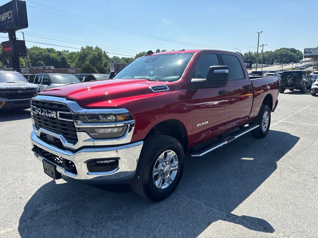 Molten Red Pearlcoat 2026 RAM 2500 Big Horn Crew Cab 4WD Pickup Truck Four-Wheel Drive 8-Speed Automatic