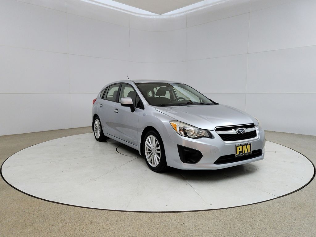 Ice Silver Metallic 2013 Subaru Impreza Hatchback All-Wheel Drive Continuously Variable Transmission