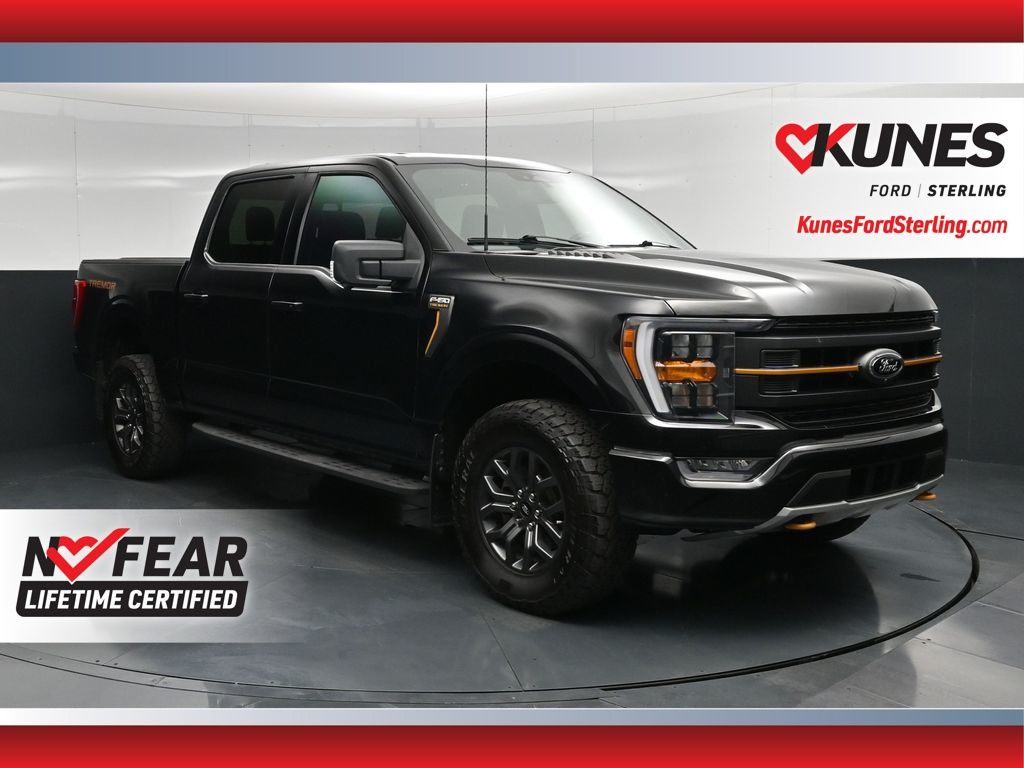 Black 2023 Ford F-150 Pickup Truck Four-Wheel Drive Automatic