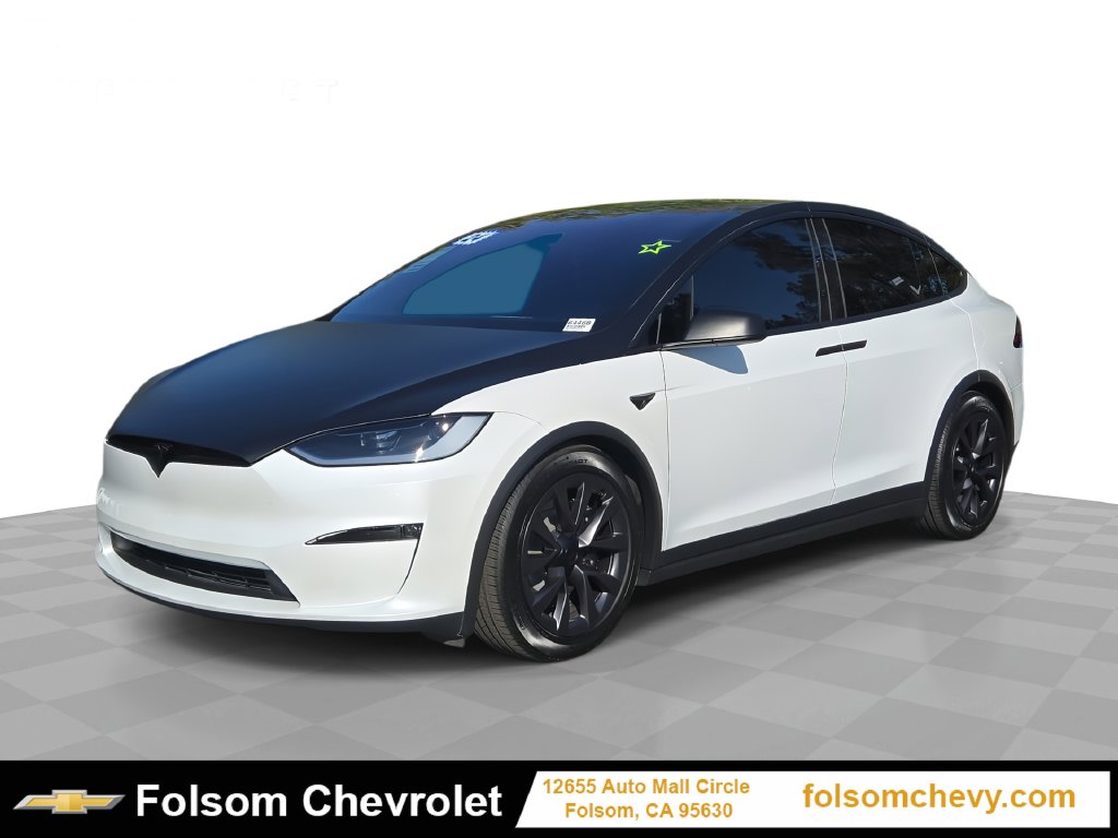 Pearl White Multi-Coat 2024 Tesla Model X SUV / Crossover All-Wheel Drive 1-Speed Automatic