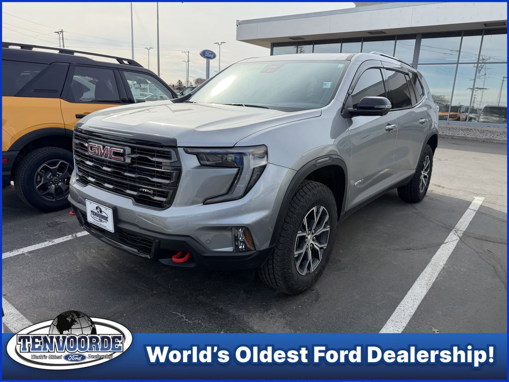 Sterling Metallic 2025 GMC Acadia AT4 AWD SUV / Crossover Four-Wheel Drive 8-Speed Automatic