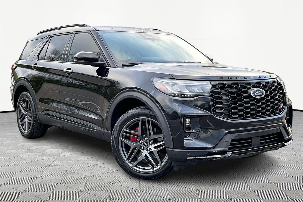 Black Metallic 2025 Ford Explorer ST RWD SUV / Crossover Rear-Wheel Drive Automatic