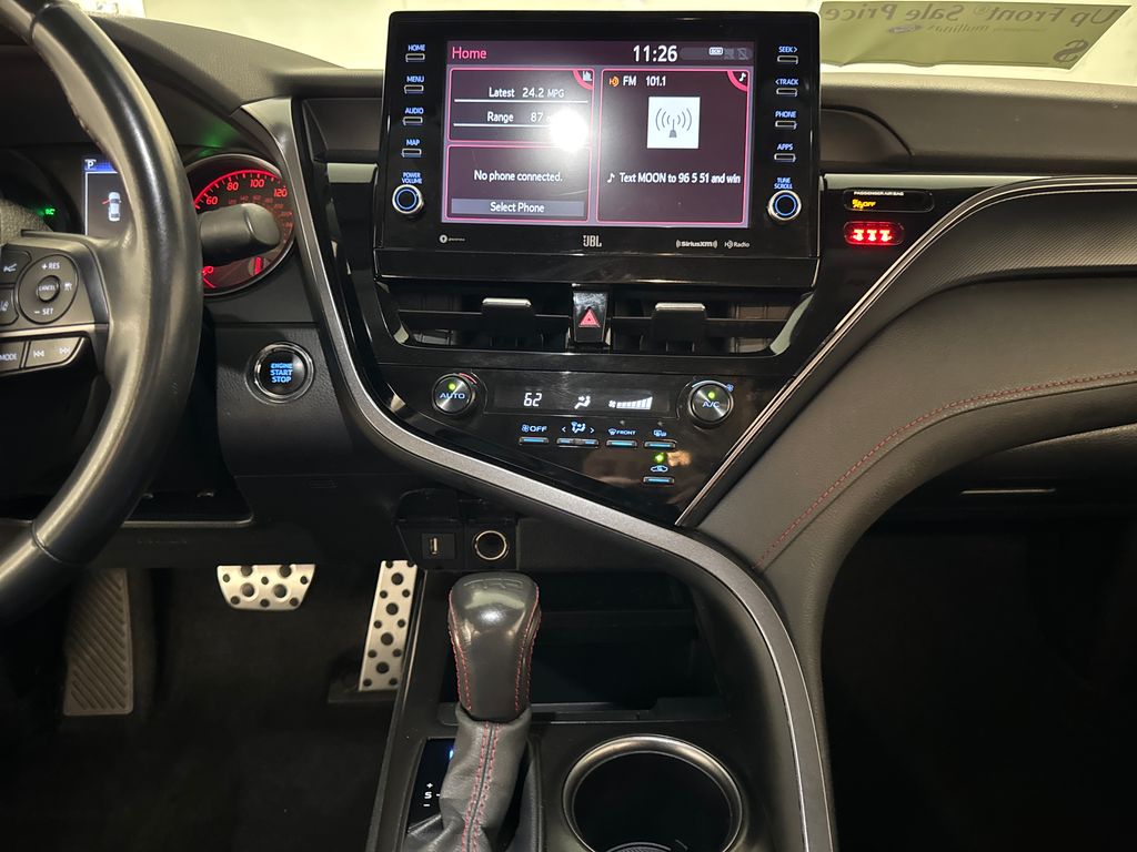 2024 Midnight Black Metallic Toyota Camry TRD V6 FWD Sedan