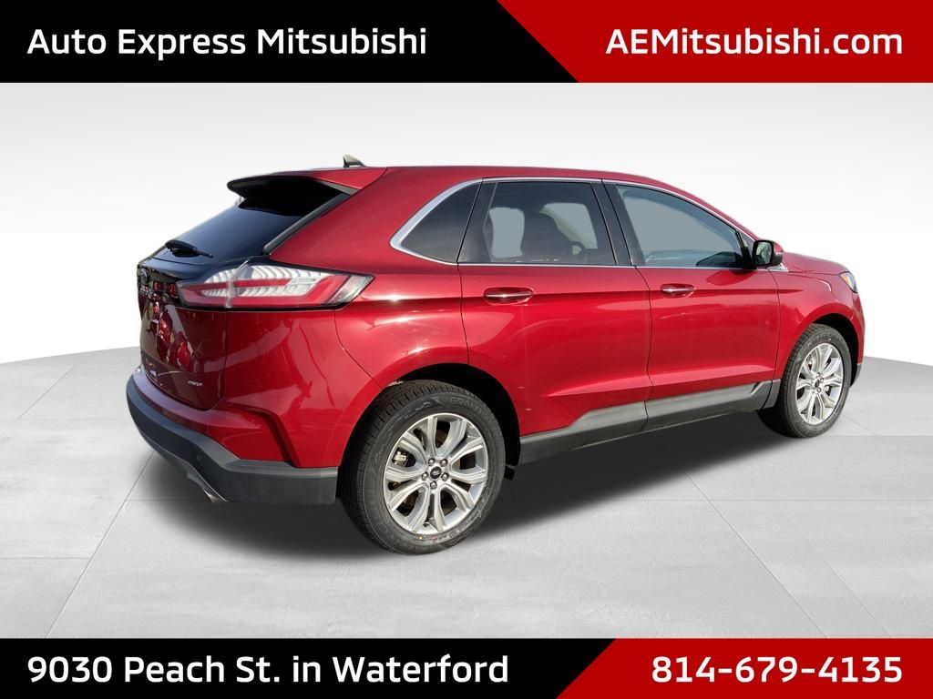 2023 Ford Edge Titanium Red at Bob Ruth Ford